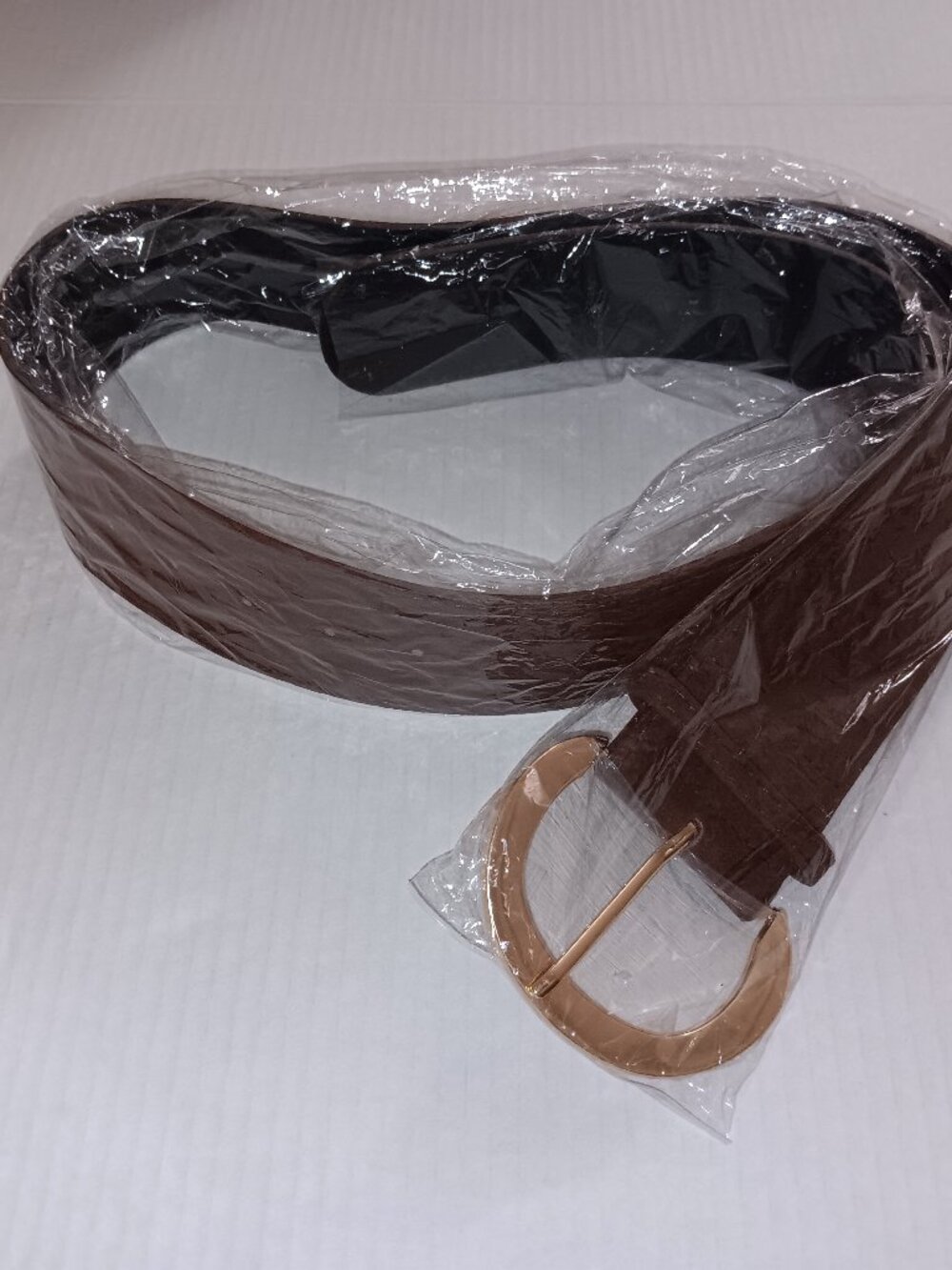 HOOP SHAPED BUCKLE WOMEN'S BELT